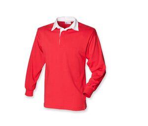 Front row FR100 - Rugby Shirt Langarm Red