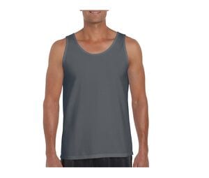 Gildan GN643 - Herren Tank Top aus Baumwolle Holzkohle