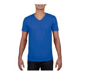 Gildan GN646 - Herren T-Shirt mit V-Ausschnitt aus 100% Baumwolle Royal