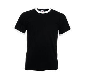 Fruit of the Loom SC245 - Herren Ringer T-Shirt aus 100% Baumwolle