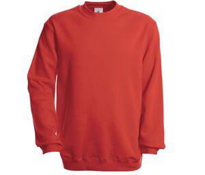 B&C BC500 - Herren Baumwoll Sweatshirt Red