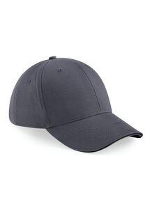 Beechfield BF020 - 6-Panel Sportkappe Graphite Grey/Black