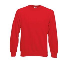 Fruit of the Loom SC260 - Herren-Pullover mit Raglanärmeln Red