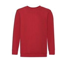 Fruit of the Loom SC351 - Kinder-Rundhals-Sweatshirt Red