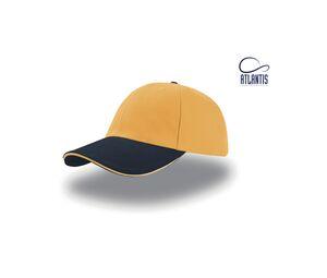 Atlantis AT003 - 6-Panel-Sandwichkappe Yellow / Navy