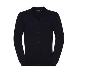 Russell JZ71M - MEN'S V-NECK KNITTED CARDIGAN Navy