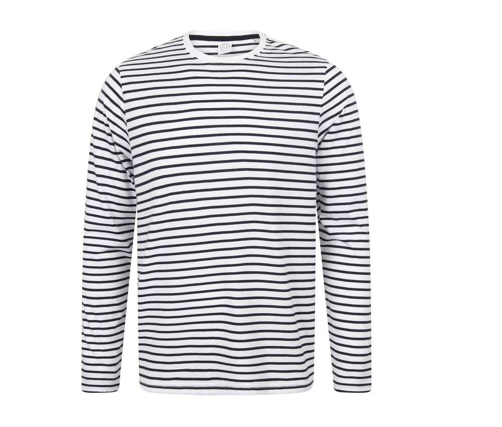 SF Men SF204 - UNISEX LONG SLEEVED STRIPED T