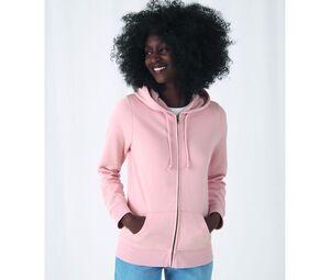 B&C BCW36B - B&C ORGANIC ZIPPED HOOD /WOMEN