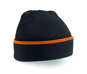 Beechfield BF471 - TEAMWEAR BEANIE Black / Bright Royal