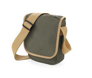 Bag Base BG018 - Mini Reporter Tasche Olive Green/ Caramel