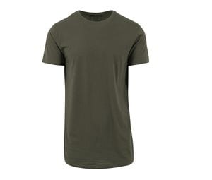 Build Your Brand BY028 - langes Herren T-Shirt Olive