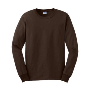 Gildan GN186 - Ultra Langarm T-Shirt für Herren Dark Chocolate
