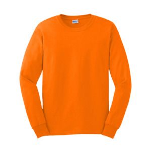 Gildan GN186 - Ultra Langarm T-Shirt für Herren Safety Orange
