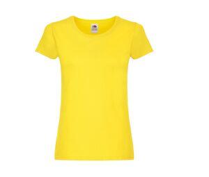 Fruit of the Loom SC1422 - LADIES ORIGINAL T Yellow