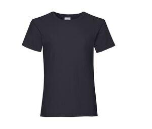 Fruit of the Loom SC229 - Mödchen T-Shirt Deep Navy