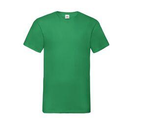 Fruit of the Loom SC234 - Valueweight T-Shirt mit V-Ausschnitt für Herren Kelly Green