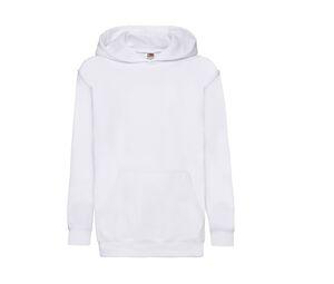 Fruit of the Loom SC371 - Kinder Hoodie Weiß