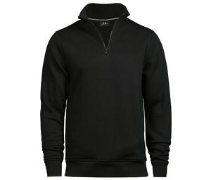 Tee Jays TJ5438 - Sweatshirt mit halbem Reißverschluss Männer Schwarz