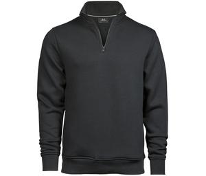 Tee Jays TJ5438 - Sweatshirt mit halbem Reißverschluss Männer Dark Grey