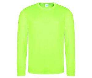 Just Cool JC002 - LONG SLEEVE COOL T Electric Green