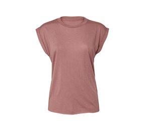 Bella+Canvas BE8804 - Damen T-Shirt mit gerollten Ärmeln Purple