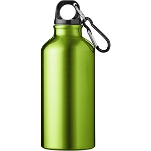 PF Concept 100002 - Oregon 400 ml Aluminium Trinkflasche mit Karabinerhaken Apple Green