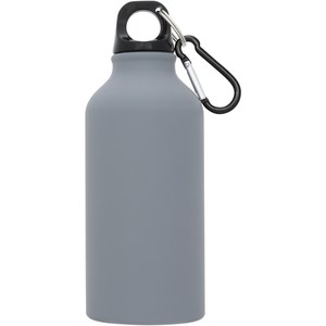 PF Concept 100559 - Oregon matte 400 ml Trinkflasche mit Karabiner Grey