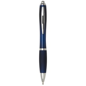 PF Concept 106399 - Nash Kugelschreiber mit farbigem Schaft und Griff Indigo Blue