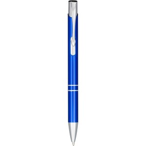 PF Concept 107163 - Moneta Druckkugelschreiber aus eloxierterm Aluminium Pool Blue