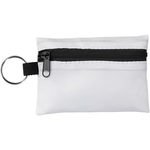 PF Concept 122009 - Valdemar 16-teilige Erste-Hilfe-Tasche mit Schlüsselanhänger Weiß
