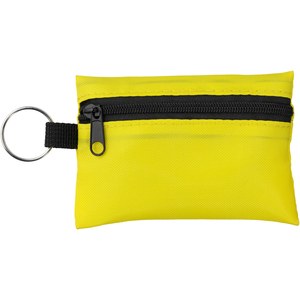 PF Concept 122009 - Valdemar 16-teilige Erste-Hilfe-Tasche mit Schlüsselanhänger Yellow