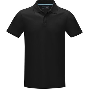 Elevate NXT 37508 - Graphite Poloshirt aus GOTS-zertifizierter Bio-Baumwolle für Herren Solid Black