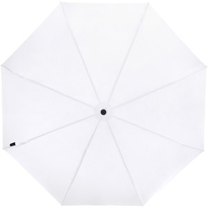 PF Concept 109145 - Birgit 21'' faltbarer winddichter Regenschirm aus recyceltem PET Weiß