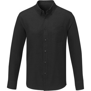 Elevate Essentials 38178 - Pollux Herrenhemd mit langen Ärmeln Solid Black