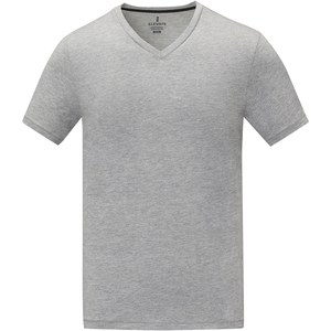 Elevate Life 38030 - Somoto T-Shirt mit V-Ausschnitt für Herren   Heather Grey