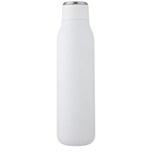 PF Concept 100672 - Marka 600 ml Kupfer-Vakuum Isolierflasche mit Metallschlaufe Weiß