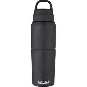 CamelBak 100716 - CamelBak® MultiBev 500 ml vakuumisolierte Edelstahlflasche und 350 ml Becher Solid Black