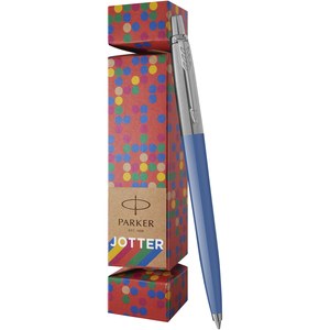 Parker 107800 - Parker Jotter Cracker Stift-Geschenkset Process Blue