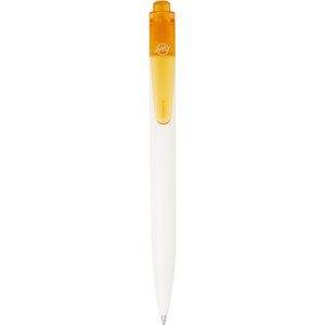 Marksman 107861 - Thalaasa Kugelschreiber aus Ocean Bound-Kunststoff transparent orange