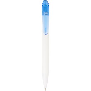 Marksman 107861 - Thalaasa Kugelschreiber aus Ocean Bound-Kunststoff Transparent Blue