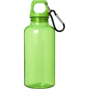 PF Concept 100778 - Oregon 400 ml RCS-zertifizierte Trinkflasche aus recyceltem Kunststoff mit Karabiner  Green
