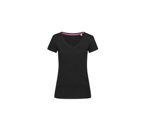 STEDMAN ST9130 - V-neck t-shirt for women Black Opal