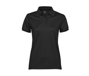 TEE JAYS TJ7001 - Women's recycled polyester polo shirt Schwarz