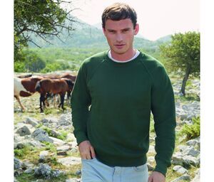 Fruit of the Loom SC260 - Herren-Pullover mit Raglanärmeln