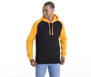 AWDIS JUST HOODS JH009 - BASEBALL HOODIE