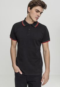 Urban Classics TB2063C - Doppelstreifen-Poloshirt