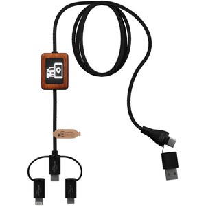 SCX.design 2PX138 - SCX.design C46 5-in-1 CarPlay-Kabel mit Leuchtlogo